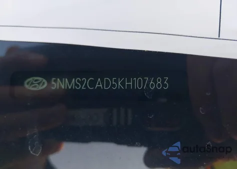 2019 Hyundai Santa Fe Se z USA, uszkodzony, nr VIN 5NMS2CAD5KH107683
